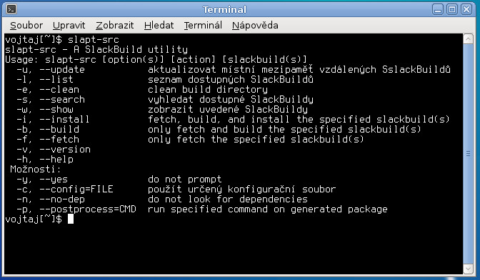 Salix: balíčkovací systém