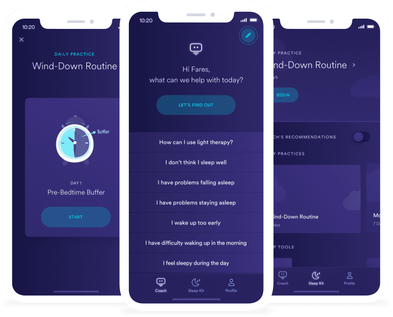 Monitorování spánku Circadia