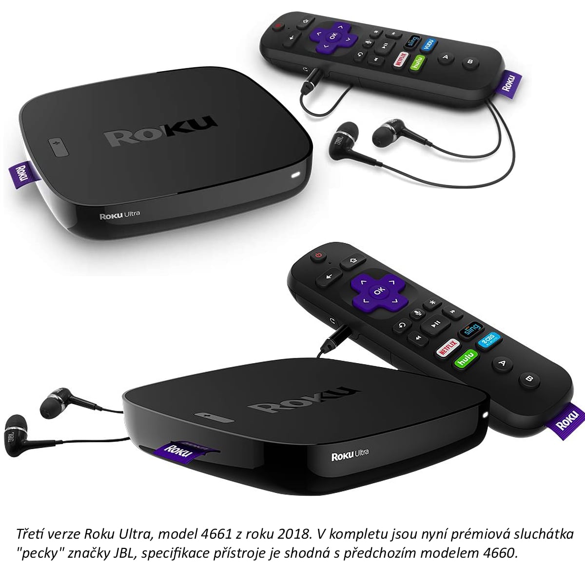 Přehled verzí Roku Ultra