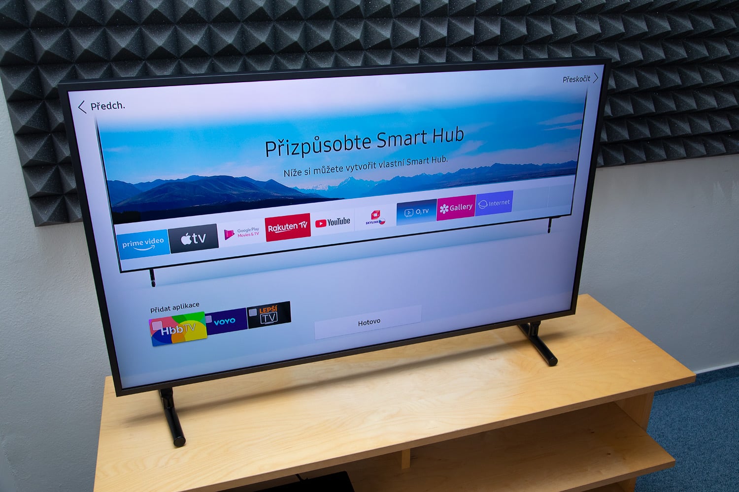 Samsung QE43LS03 - první zapnutí a instalace