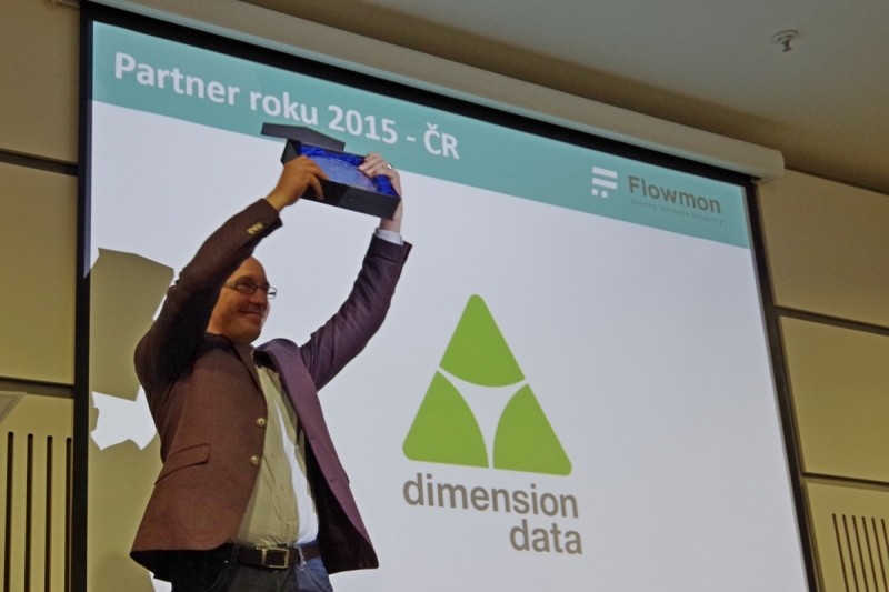 Partnerem roku se stala společnost Dimension Data, za kterou převzal cenu Jiří Volek.