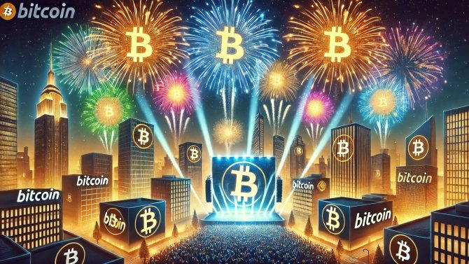 Bitcoin ohňostroj