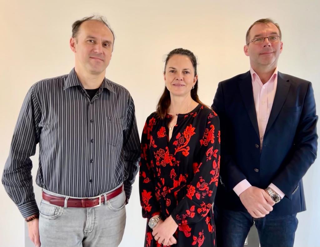Dozorčí rada společnosti XIXOIO. Zleva: Jiří Machalický , Dana Bérová a Miloslav Vyhnal (3. 2. 2022)