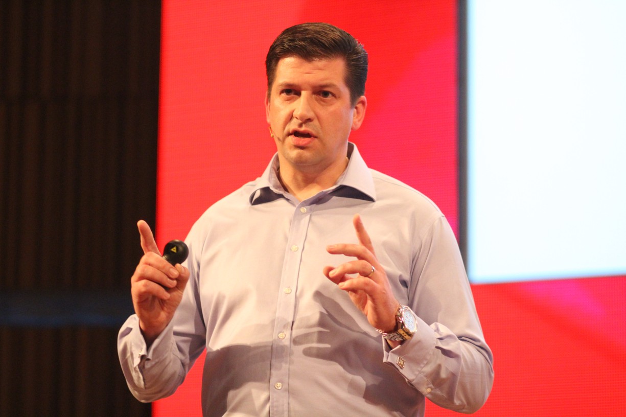 Jan Andruško - tisková konference skupiny Nova, podzim 2013