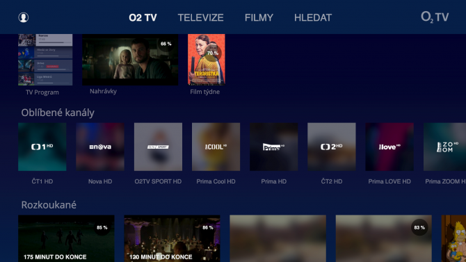 O2 TV na Samsung Smart TV