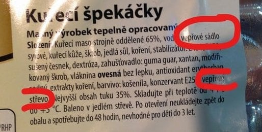 Potraviny se složením, které nečekáte