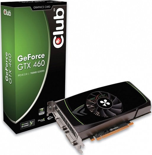 Referenční Club 3D GeForce GTX 460