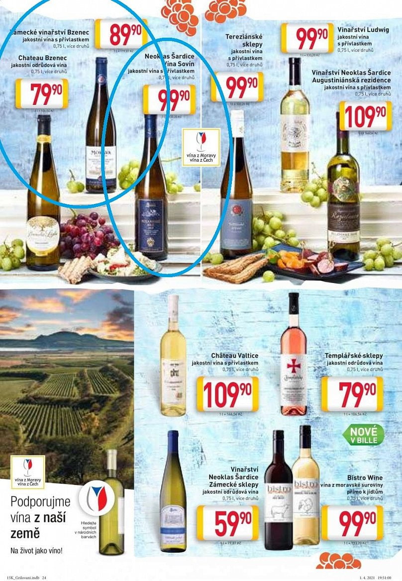 Letáky Billa grilovací sezóna 2021 a 2021