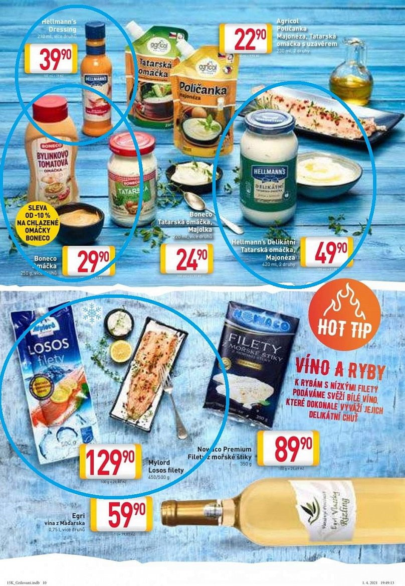 Letáky Billa grilovací sezóna 2021 a 2021