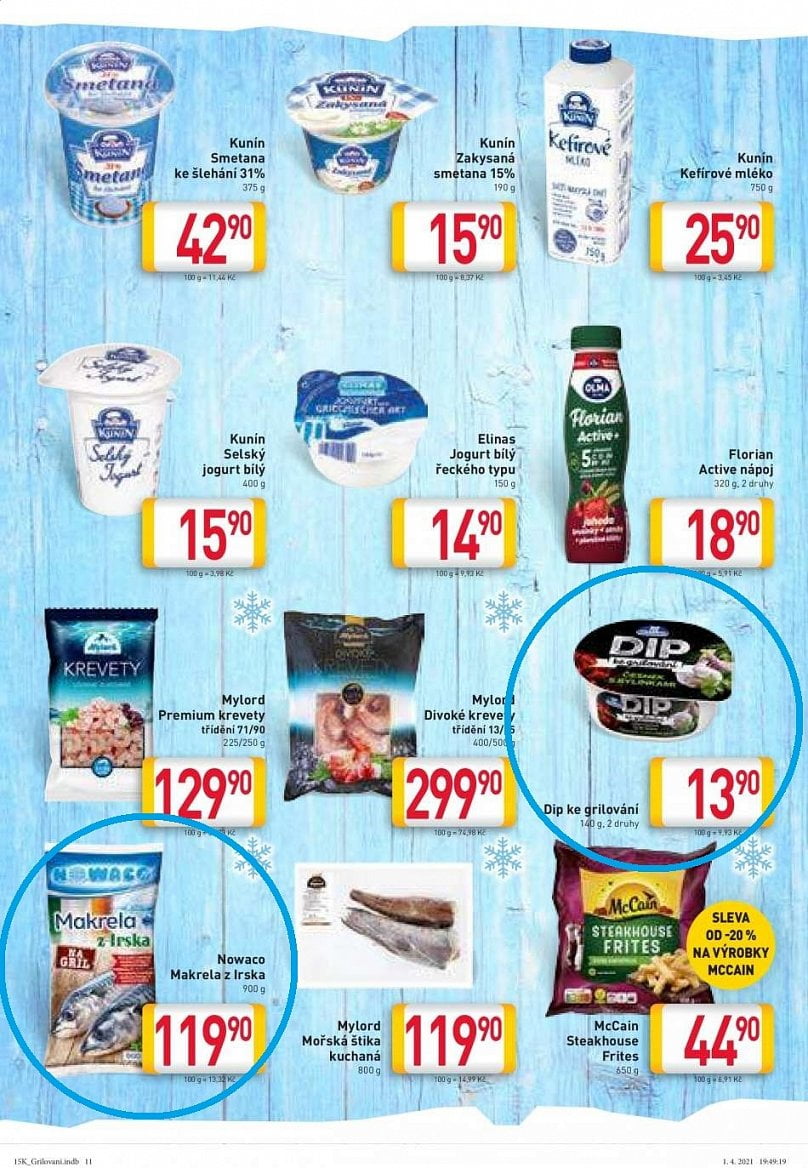 Letáky Billa grilovací sezóna 2021 a 2021