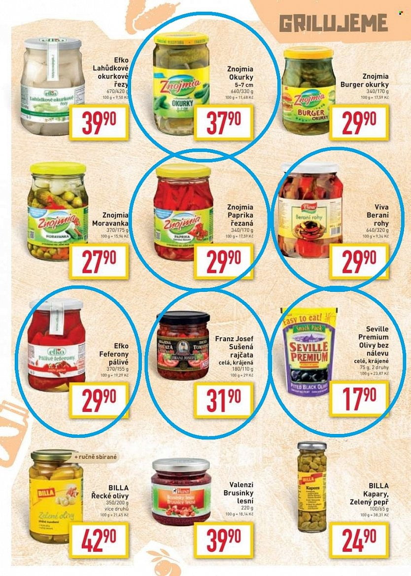Letáky Billa grilovací sezóna 2021 a 2021