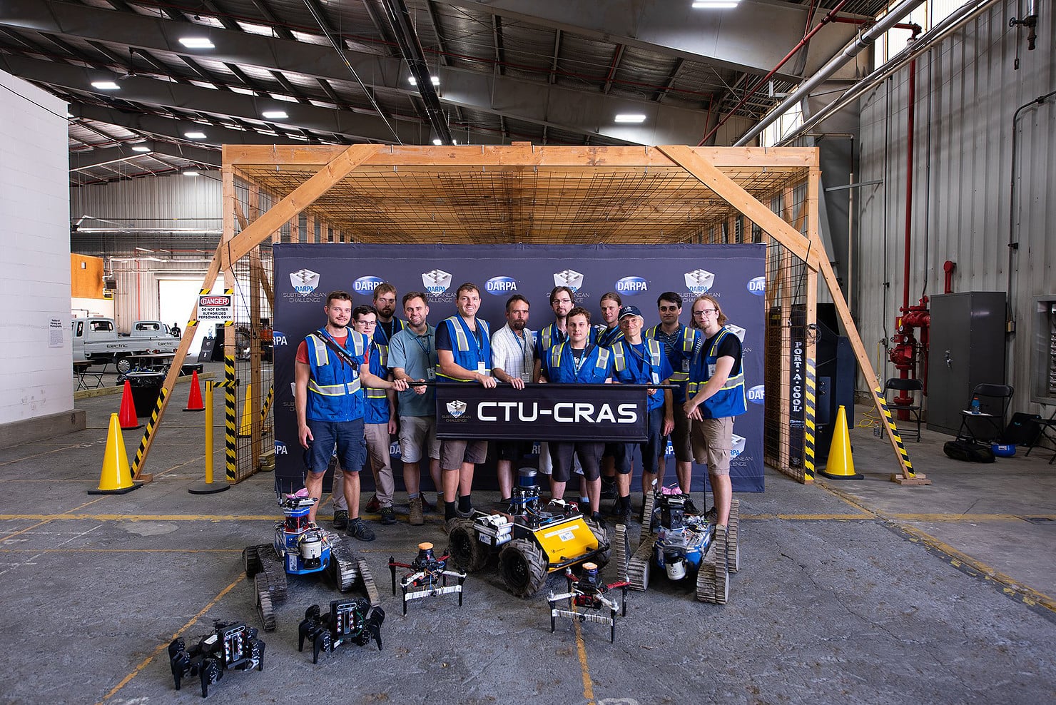 FEL ČVUT na soutěži DARPA Subterranean Challenge v Pittsburghu