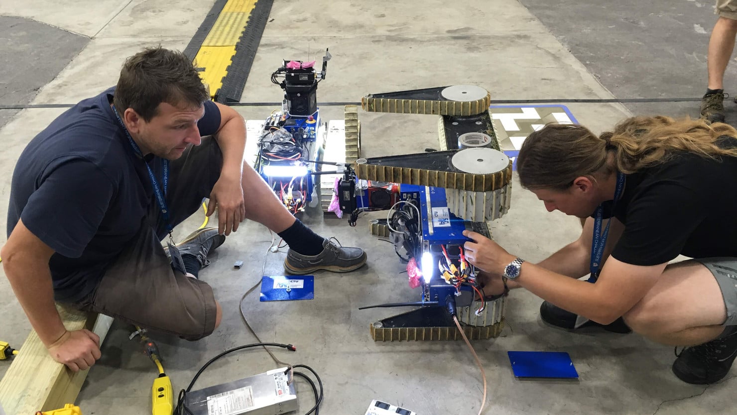 FEL ČVUT na soutěži DARPA Subterranean Challenge v Pittsburghu