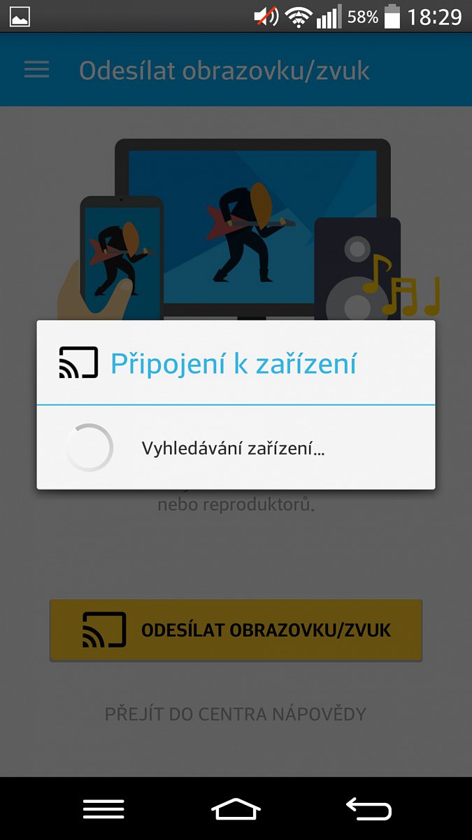 Nová podoba aplikace Chromecast pro Android