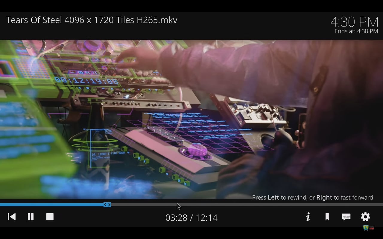 KODI a přehrávání videa