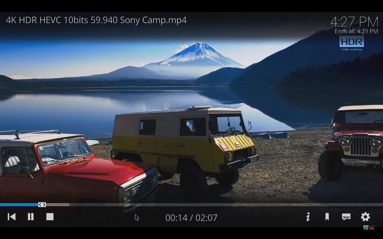 KODI a přehrávání videa