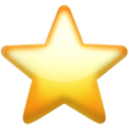 emoji hvězda