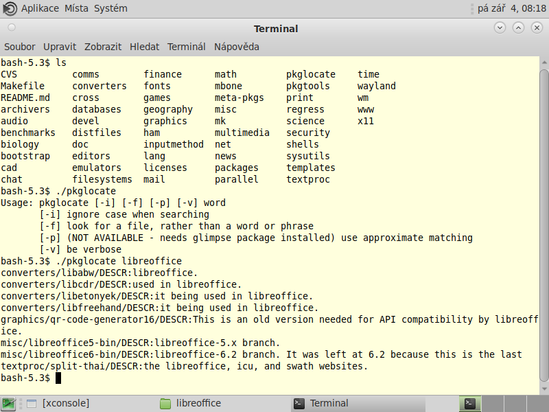 NetBSD 64bitový desktop