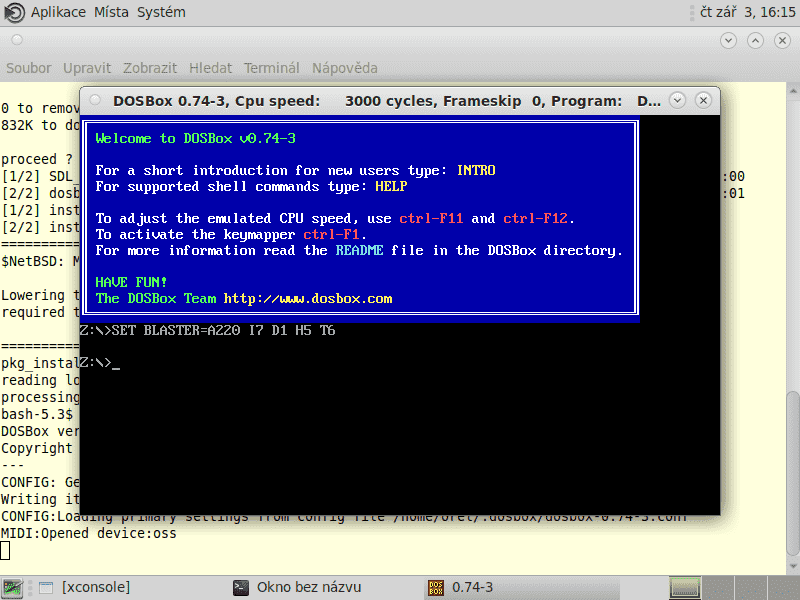 NetBSD 64bitový desktop