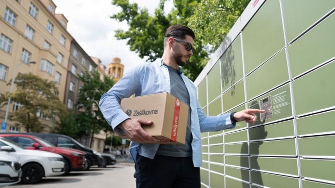 Zásilkovna Z-BOX podání do boxu