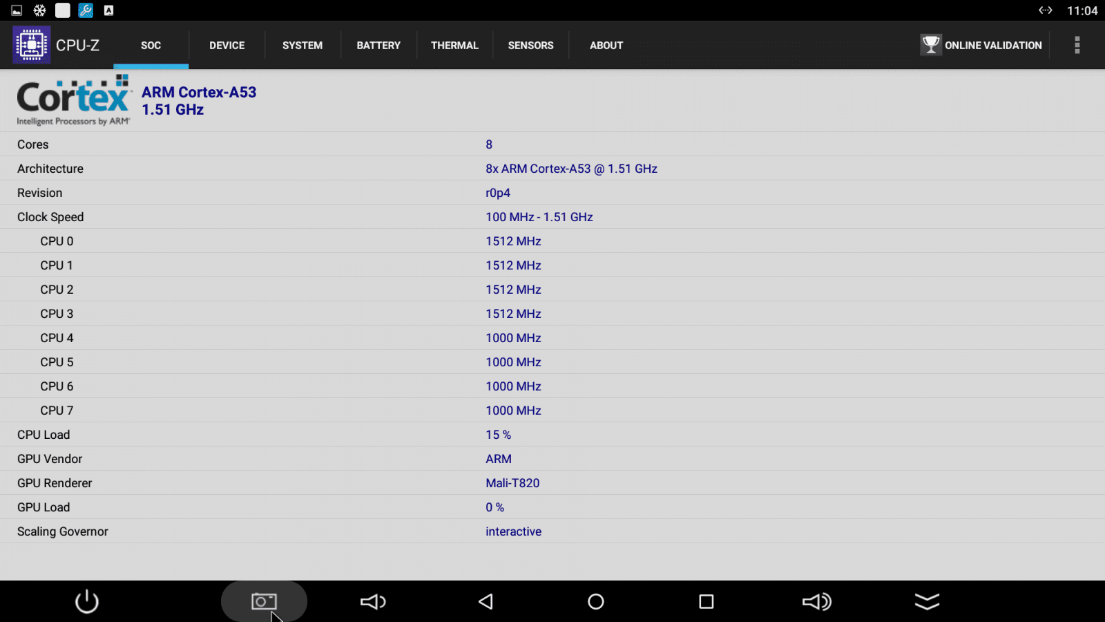 Android MX - benchmarky