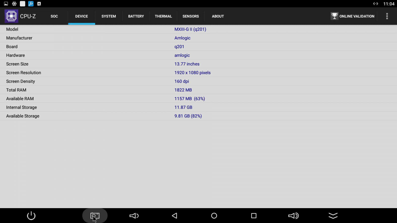 Android MX - benchmarky