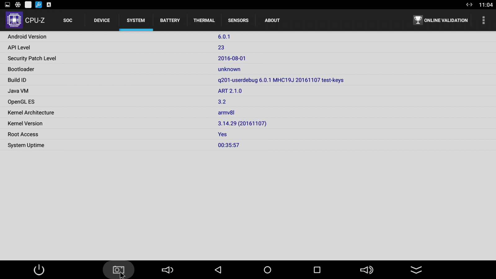 Android MX - benchmarky