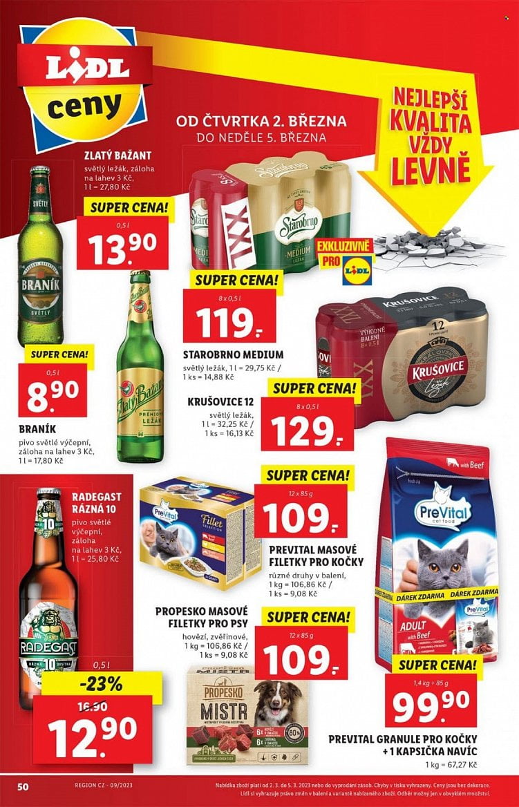 Nealkoholické a alkoholické nápoje v letácích supermarketů