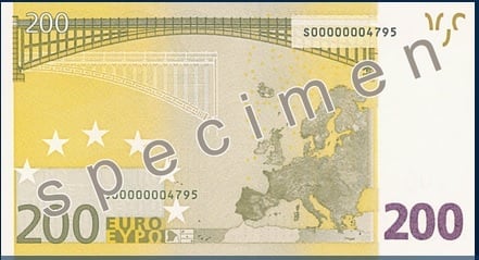 eurové bankovky z první série