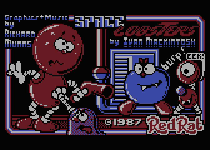 Úvodní obrazovka hry Space Lobsters.