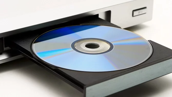 Disk Blu-ray v mechanice