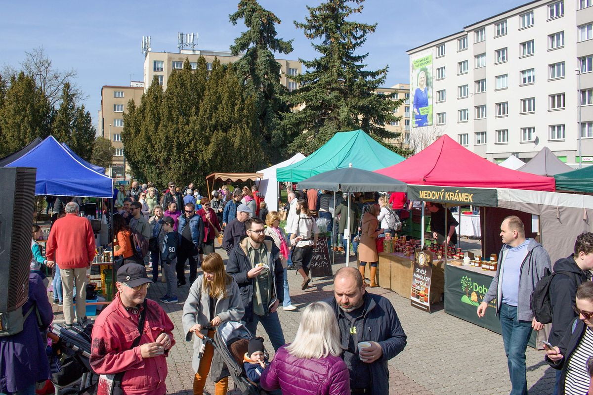 Farmářské tržiště na Kubáni