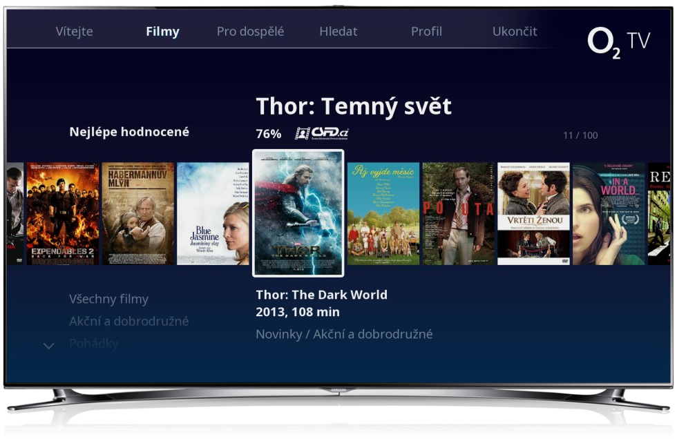 Nová O2 Videotéka Telefóniky