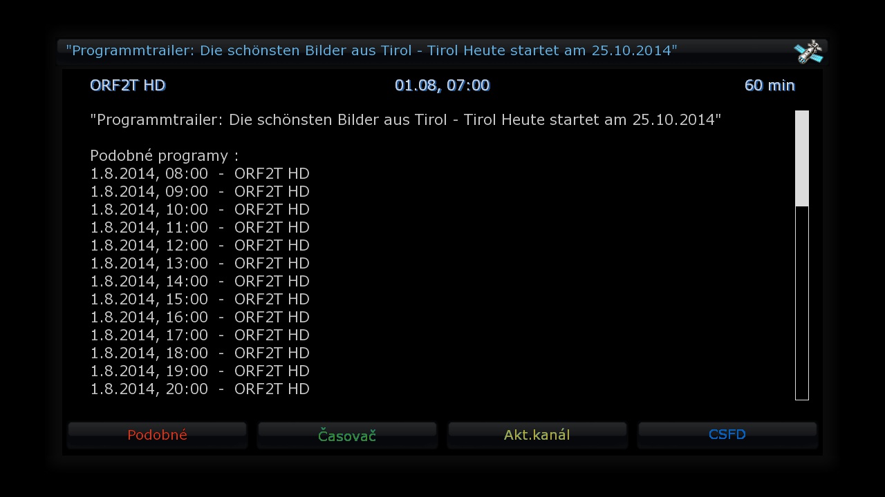 ORF testuje nové HD kanály