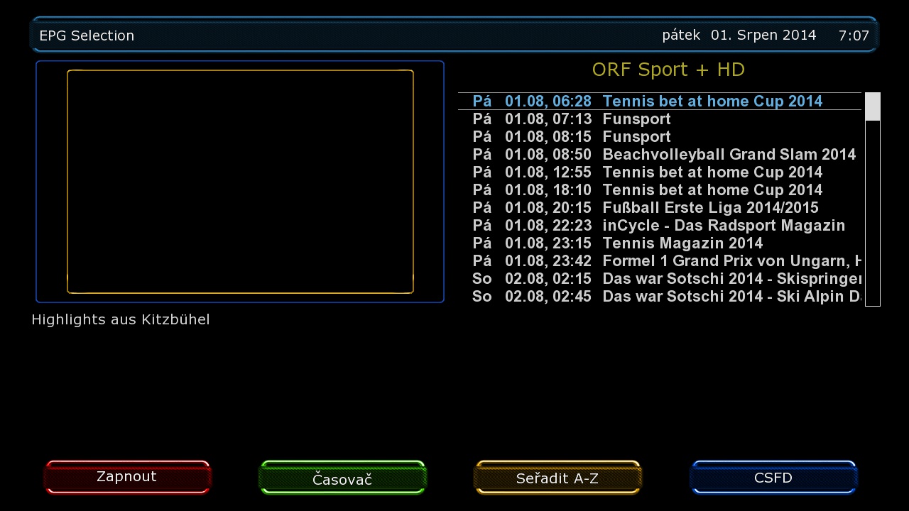 ORF testuje nové HD kanály