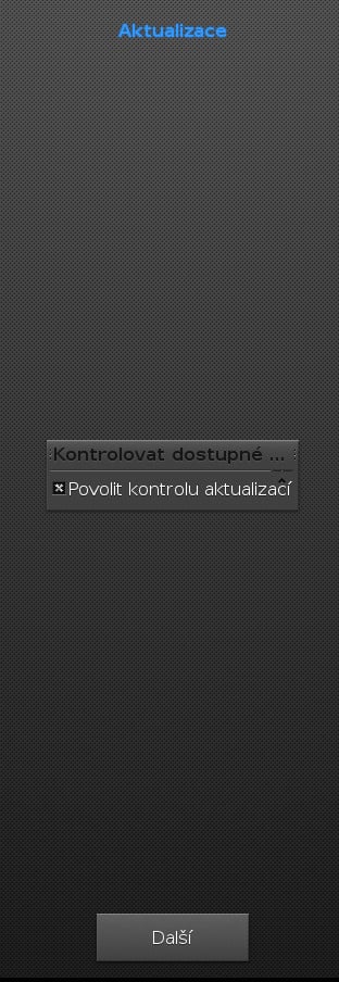 První spuštění prostředí Enlightenment