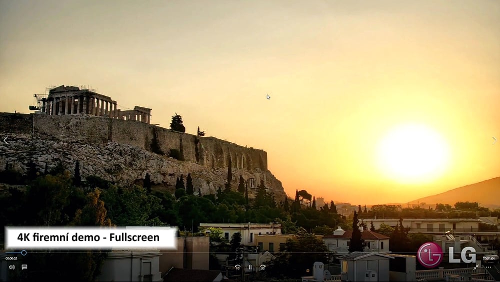 Ukázky přehrávání videa z lokálního úložiště