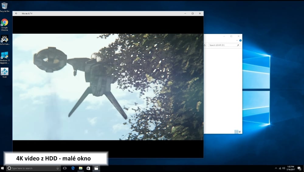 Ukázky přehrávání videa z lokálního úložiště