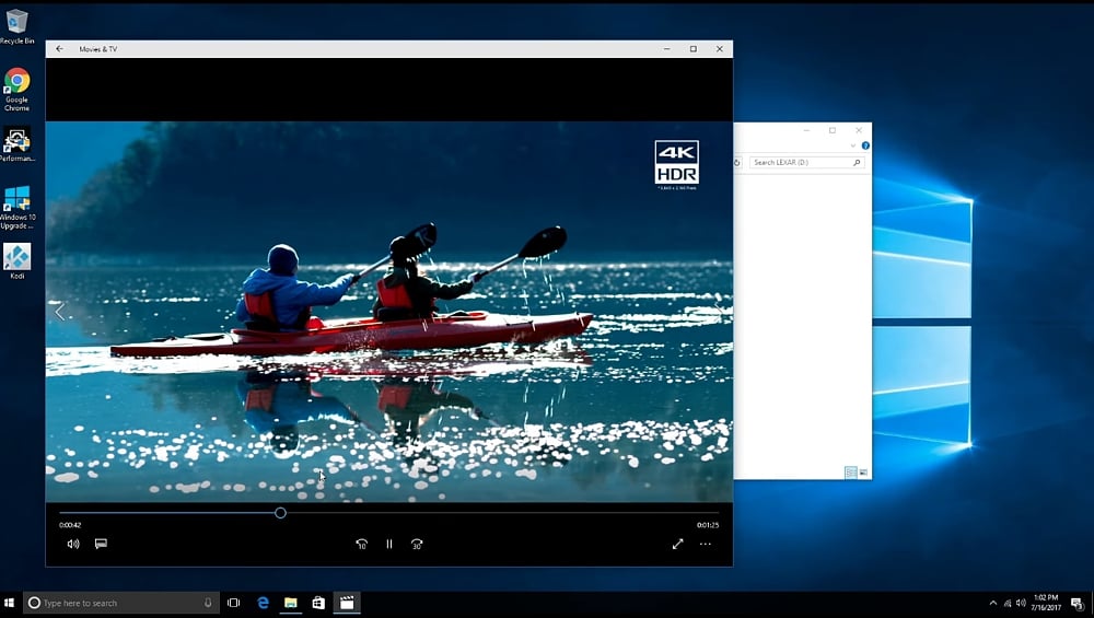Ukázky přehrávání videa z lokálního úložiště