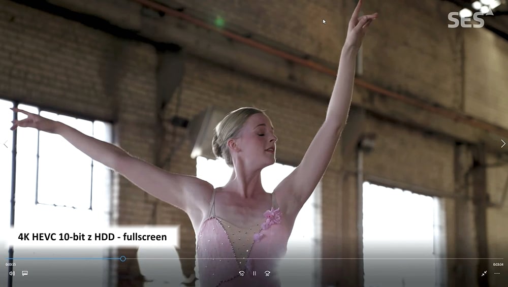 Ukázky přehrávání videa z lokálního úložiště