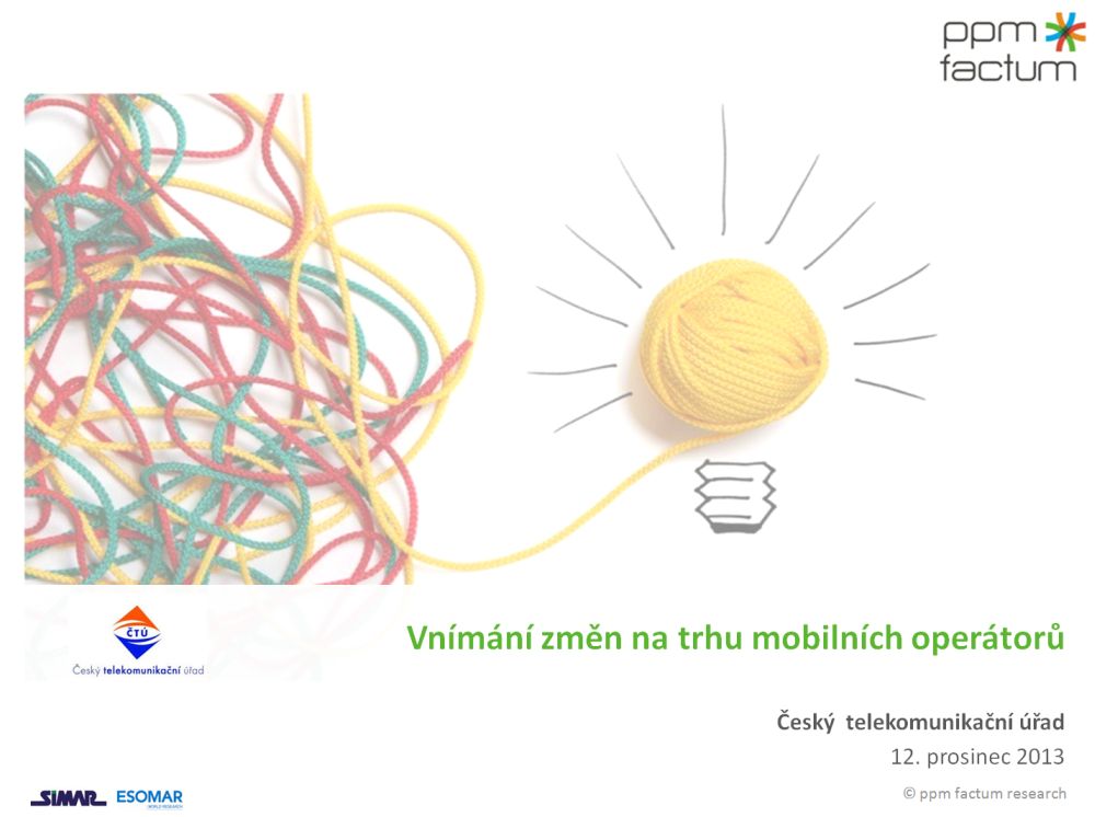 Vnímání změn na trhu mobilních operátorů