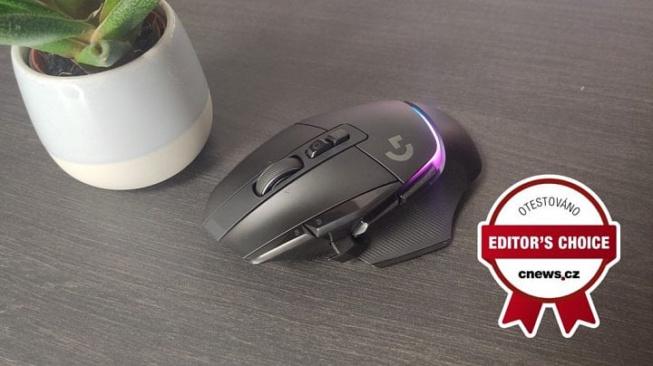 Recenze myši Logitech G502 X Plus award