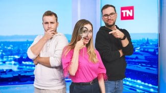 Členové týmu TV Nova pro sociální sítě v rámci zpravodajství