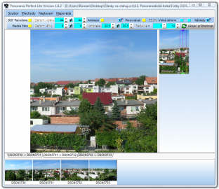 <p>Panorama Perfect - některé texty jsou téměř nečitelné</p>