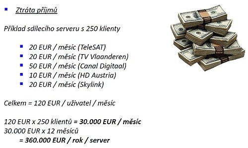 Pirátství je velkým problémem nejen satelitních služeb v Evropě. Takhle ho vidí v číslech provozovatel Skylinku, lucemburská M7 Group.