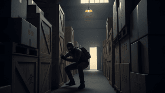 Čína, zloděj, sklad, skladiště, e-commerce