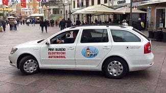 Náhledový obrázek - V chorvatské Rijece představili svůj první elektromobil. Je to naftová Škoda Octavia