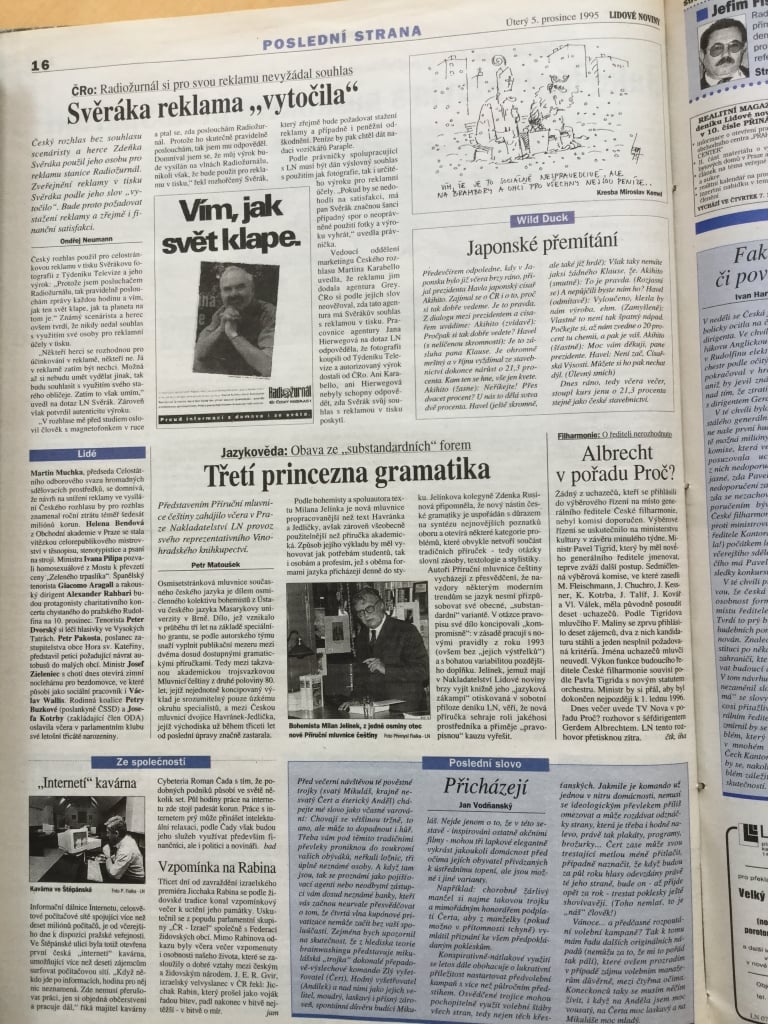 Jak česká média objevila Internet
