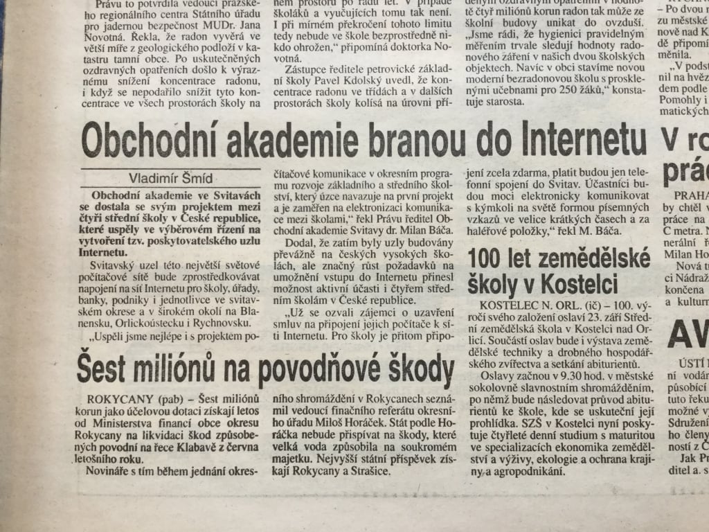 Jak česká média objevila Internet
