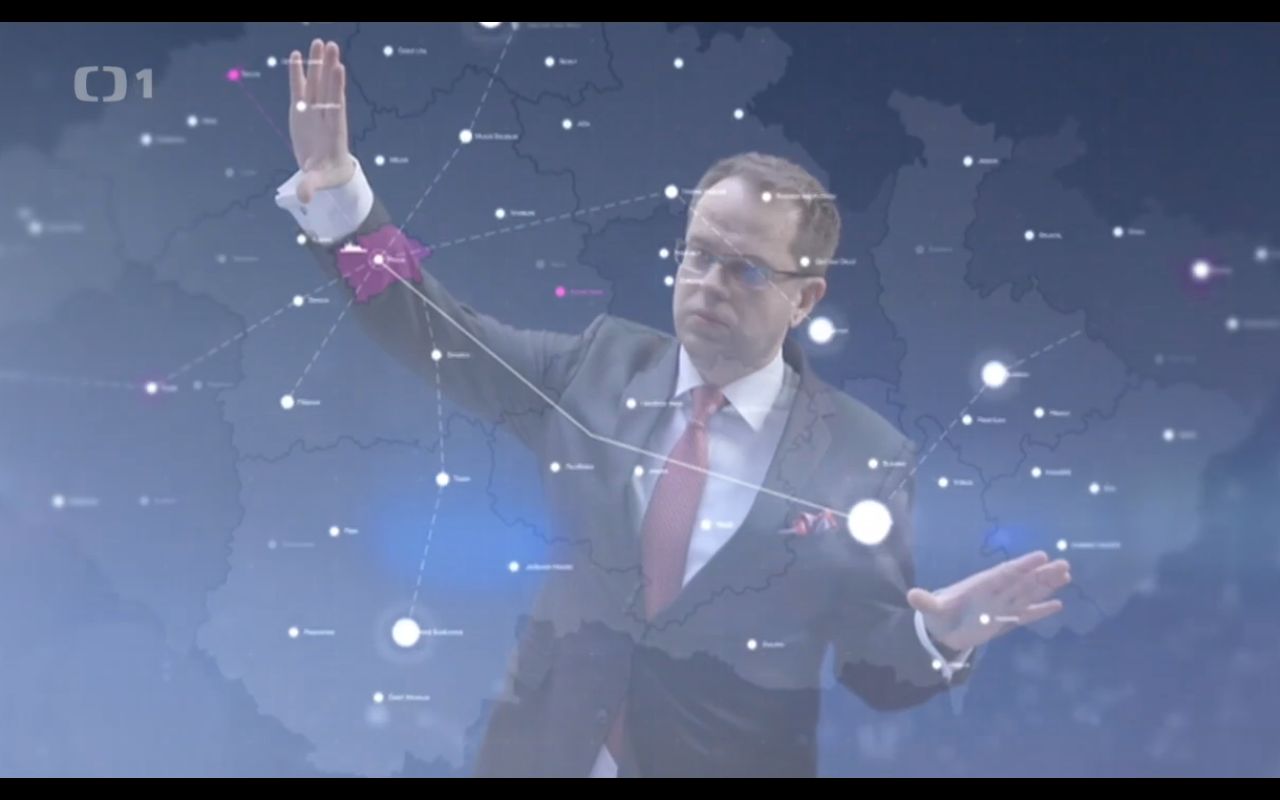 Otázky Václava Moravce z prostor Žižkovského vysílače